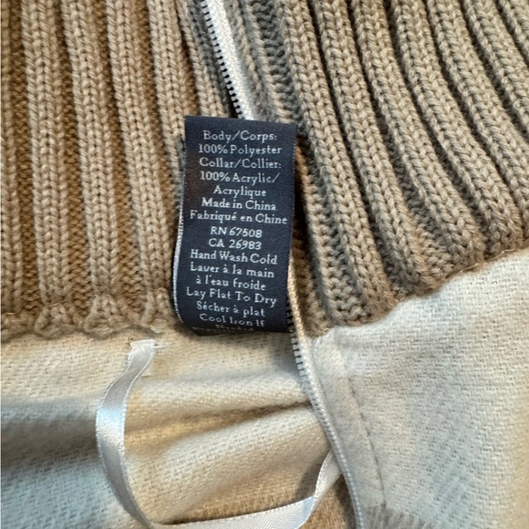 Vince Camuto Cream and Tan Knit Sweater - Picture 3 of 3